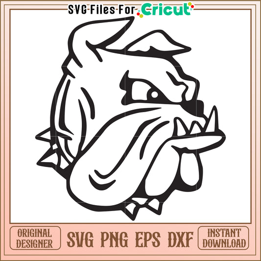Bulldog SVG Clipart for Cricut, Perfect for Crafting and Design Projects
