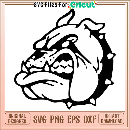 Bulldog SVG Design for Cricut Projects, Instant Download for Crafters