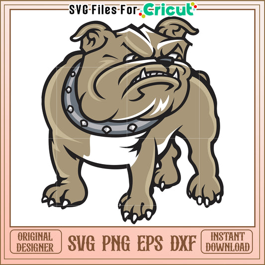 Bulldog SVG Design for Cricut Projects, Instant Download for Crafts