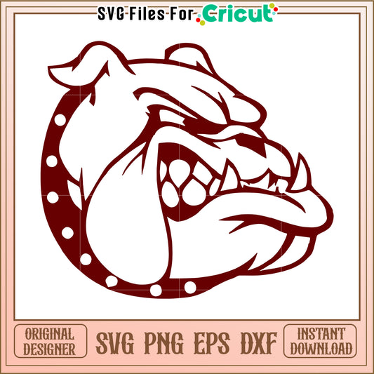 Bulldog SVG Design for Cricut Projects, Perfect for Crafting and Décor