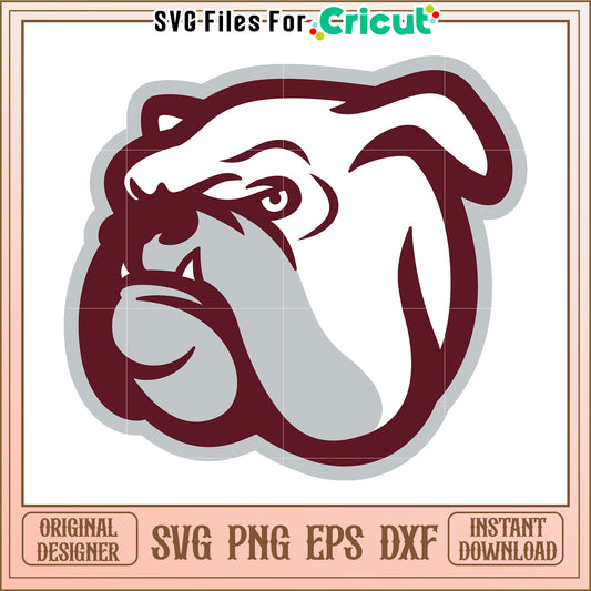 Bulldog SVG Design for Cricut, Perfect for Crafts and DIY Projects