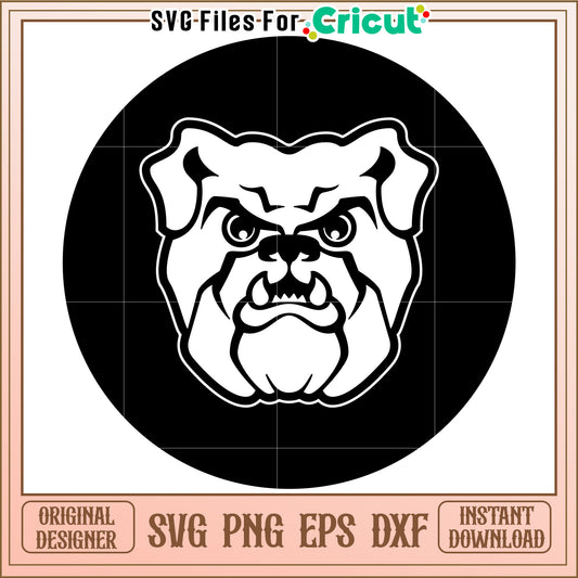 Bulldog SVG Design for Cricut, perfect for pet lovers and crafters.