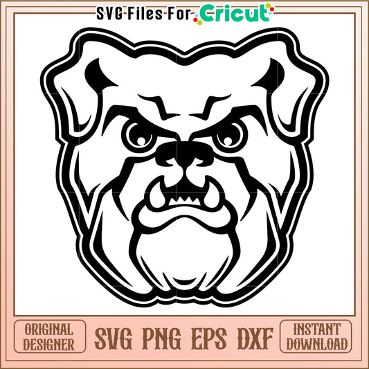 Bulldog SVG File for Cricut, Perfect Design for Crafting Projects
