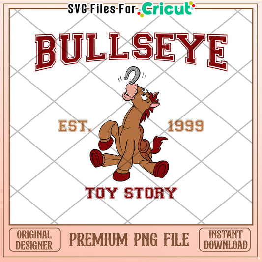 Bullseye Toy Story PNG File for Cricut Art Projects Download