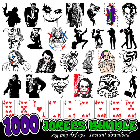 Joker svg bundle, DC comics Jokers svg bundle, 
