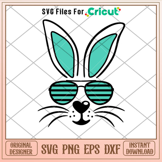 Bunny Boy With Sunglasses, Bunny Boy With Sunglasses Svg