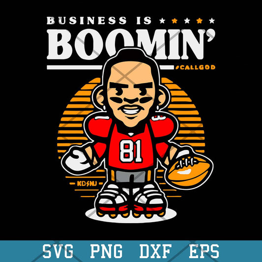 Business Is Boomin Antonio Brown Svg, Halloween Svg-Svgfilesforcricut