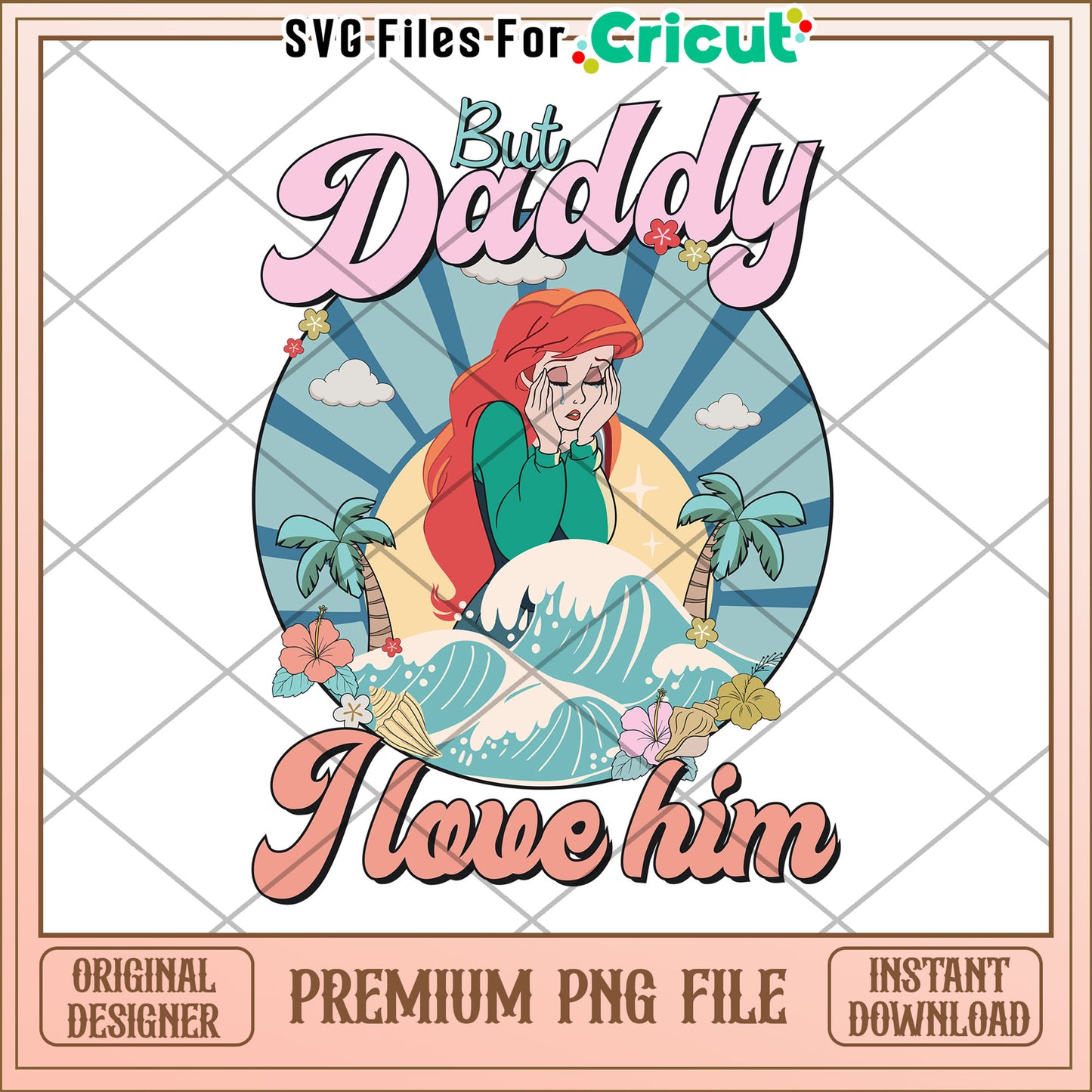 But daddy i love him png, the little mermaid png, ariel princess png