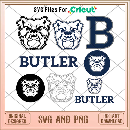 Butler Bulldogs team sports svg bundle, Sport svg - Svgfileforcricut