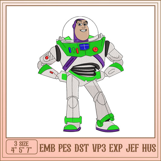 Buzz Lightyear Embroidery Design