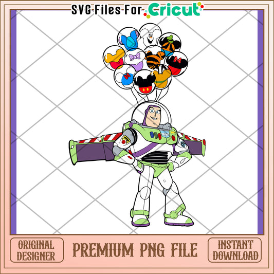 Buzz Lightyear PNG Disney Balloons