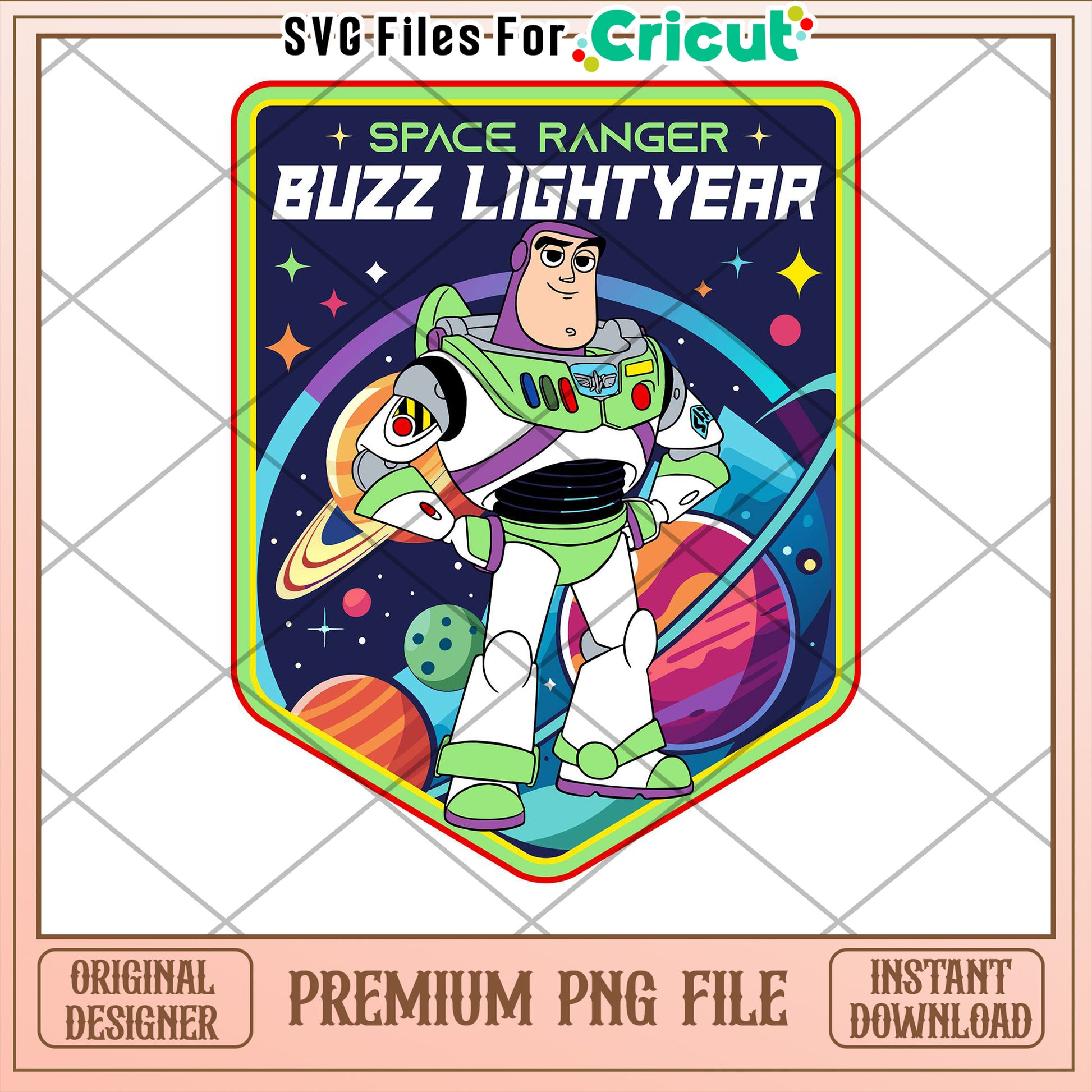 Buzz Lightyear PNG Space Ranger Design
