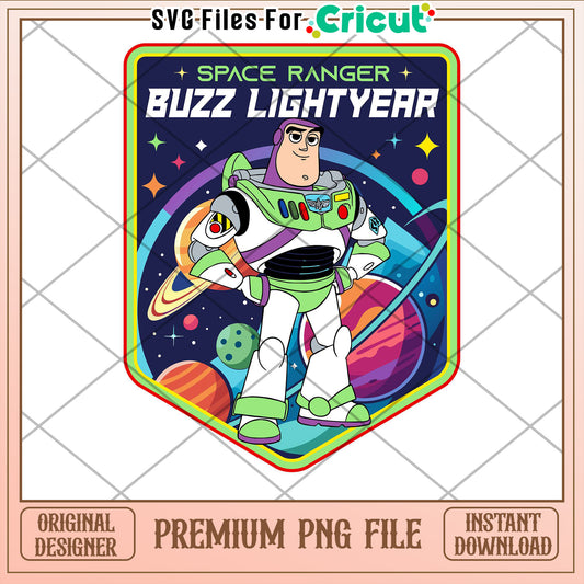 Buzz Lightyear PNG Space Ranger Design