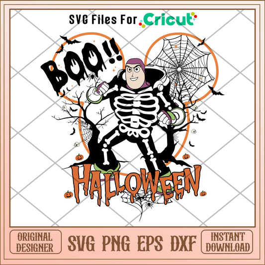 Buzz Lightyear boo halloween svg, Toy story  characters svg, Digital Download