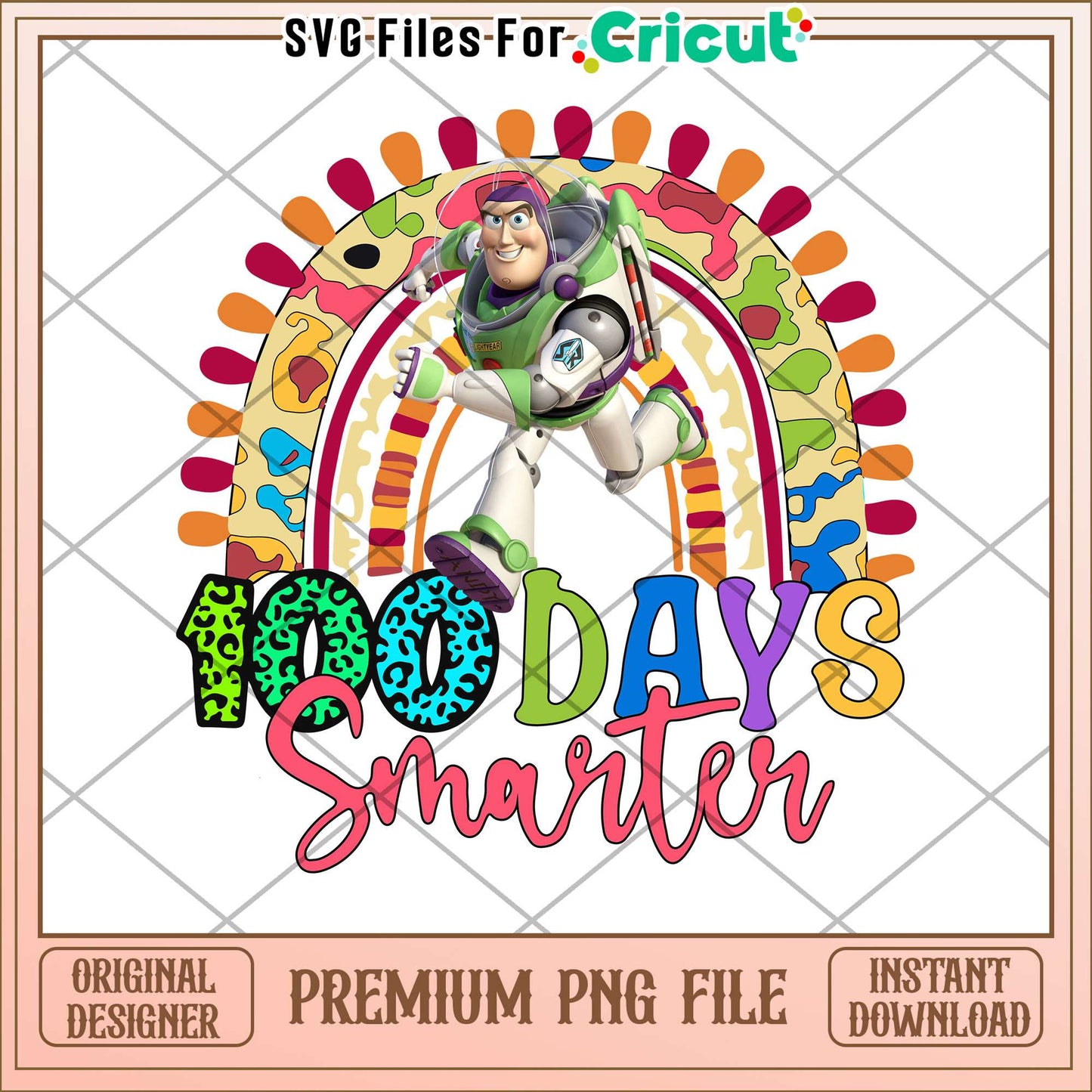 Buzz Lightyear character 100 days smarter png, toy story casts png