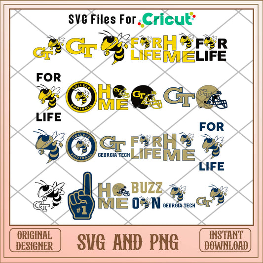 Georgia tech svg, Georgia tech svg bundle, NCAA svg