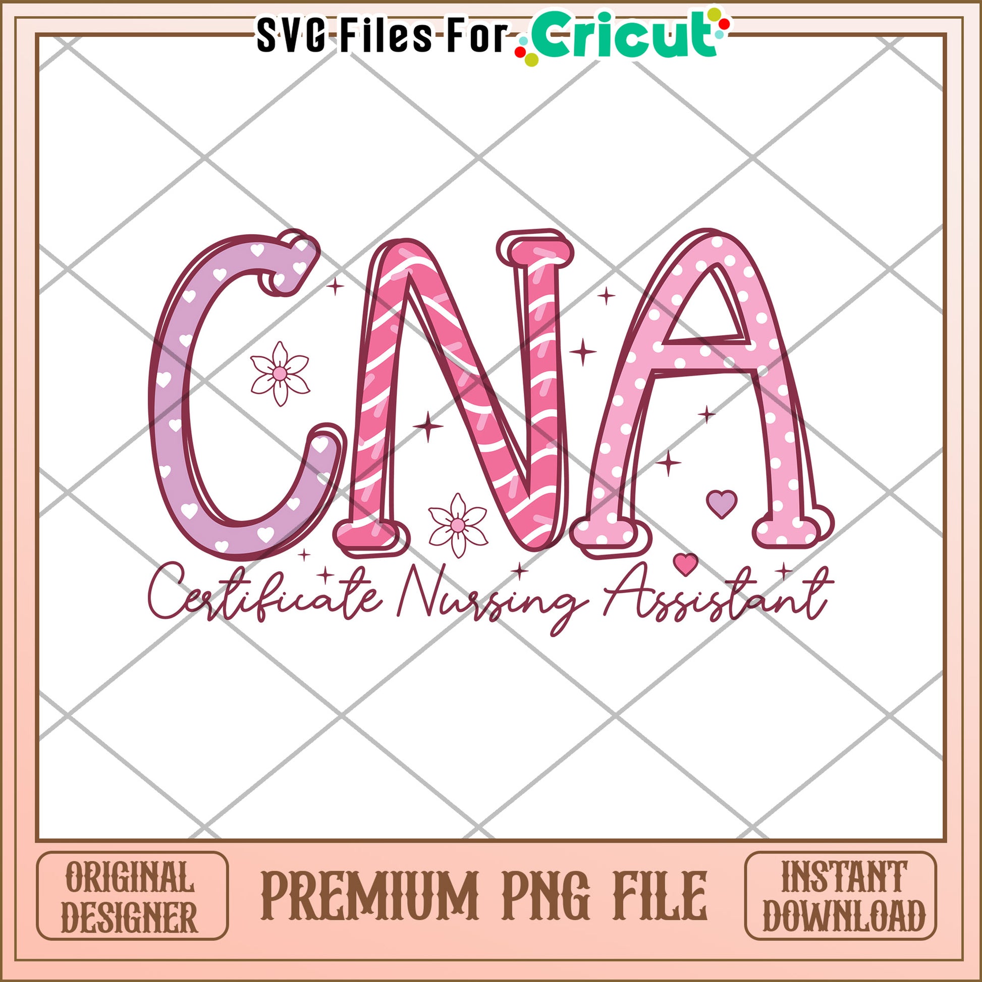 CNA PNG Design Certificate Nursing Assistant