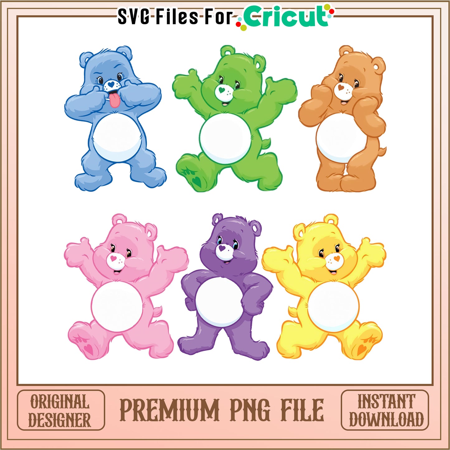 The care bears members bundle png, the care bears movie​ png