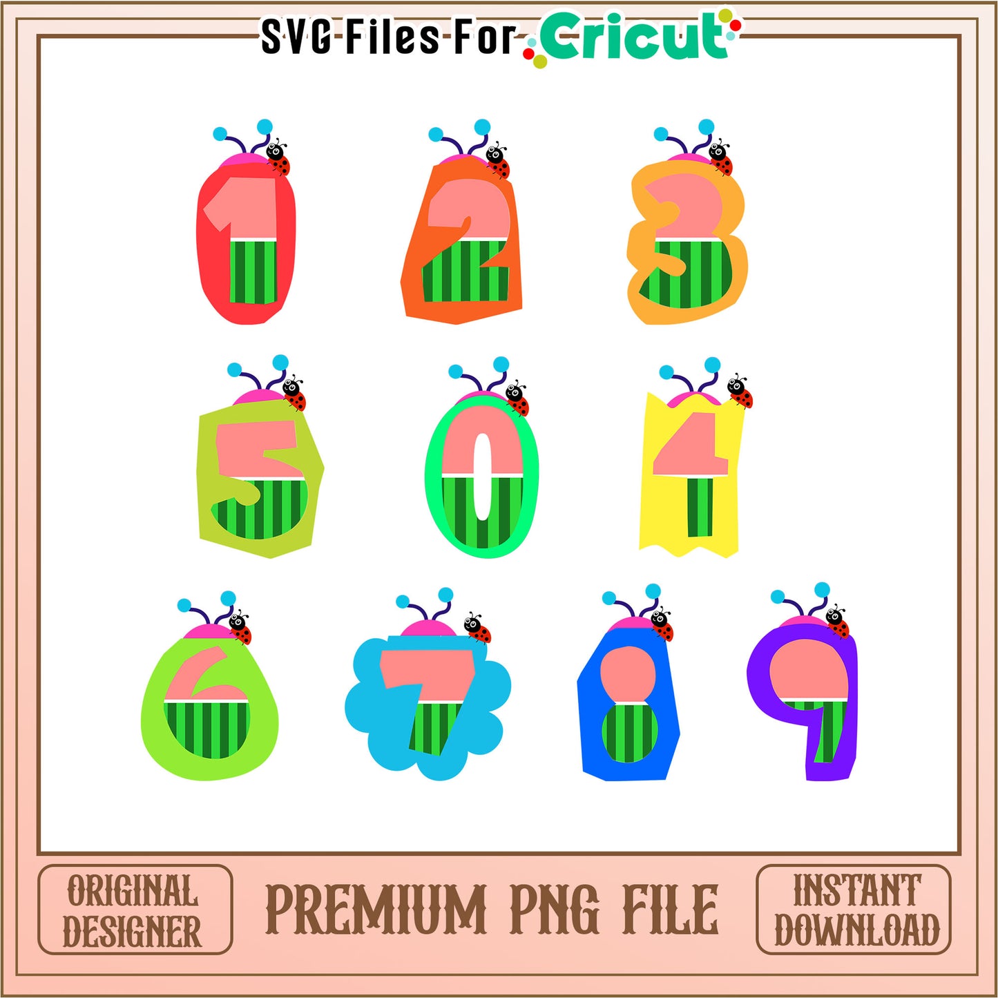 Cocomelon numbers bundle design png, cocomelon cartoon​ png