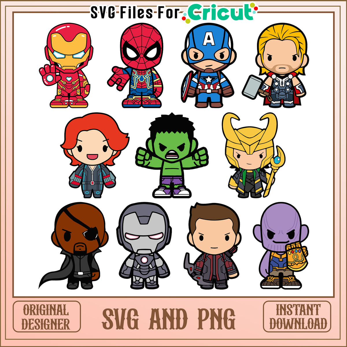 Chibi Avengers Cute Bundle Svg Avengers Movies Svg Marvels Avengers chibi-avengers-cute-bundle-svg-avengers-movies-svg-marvels-avengers