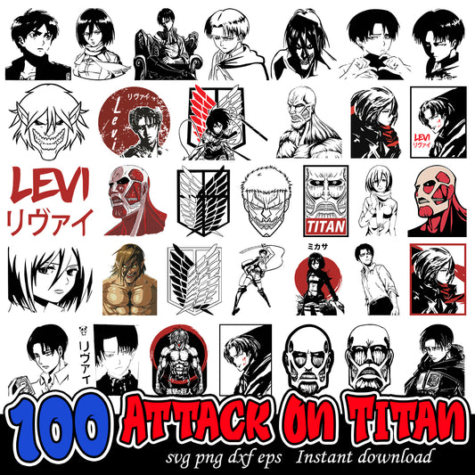 Attack On Titan bundle, Attack on Titan movies svg bundle