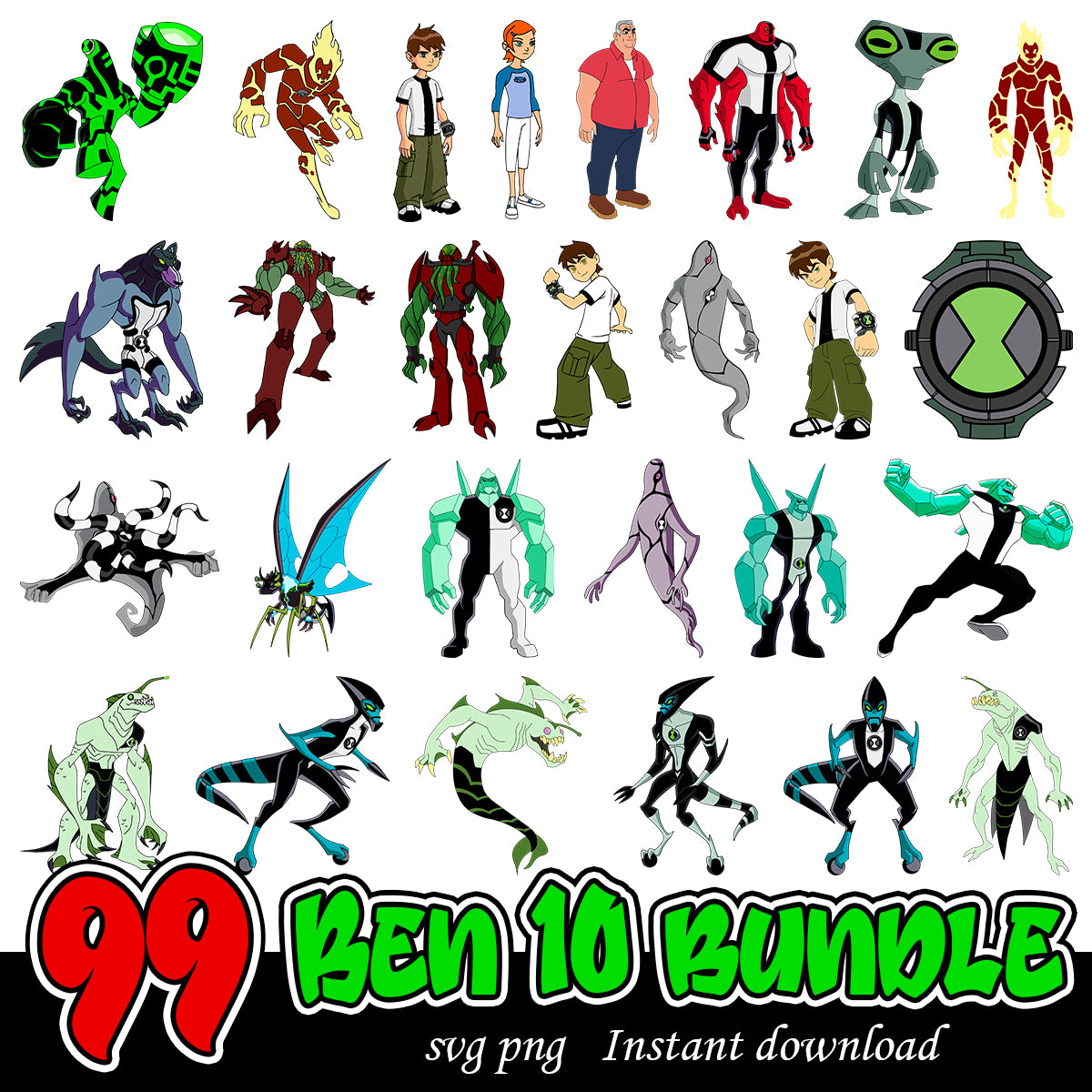 CT26082314-Ben 10 svg bundle 99+