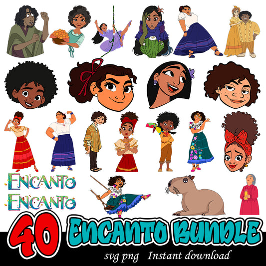 Encanto Bundle Svg, Disney Encanto characters bundle