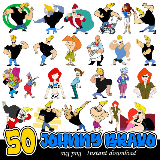 CT27082303-Johnny bravo svg bundle 50