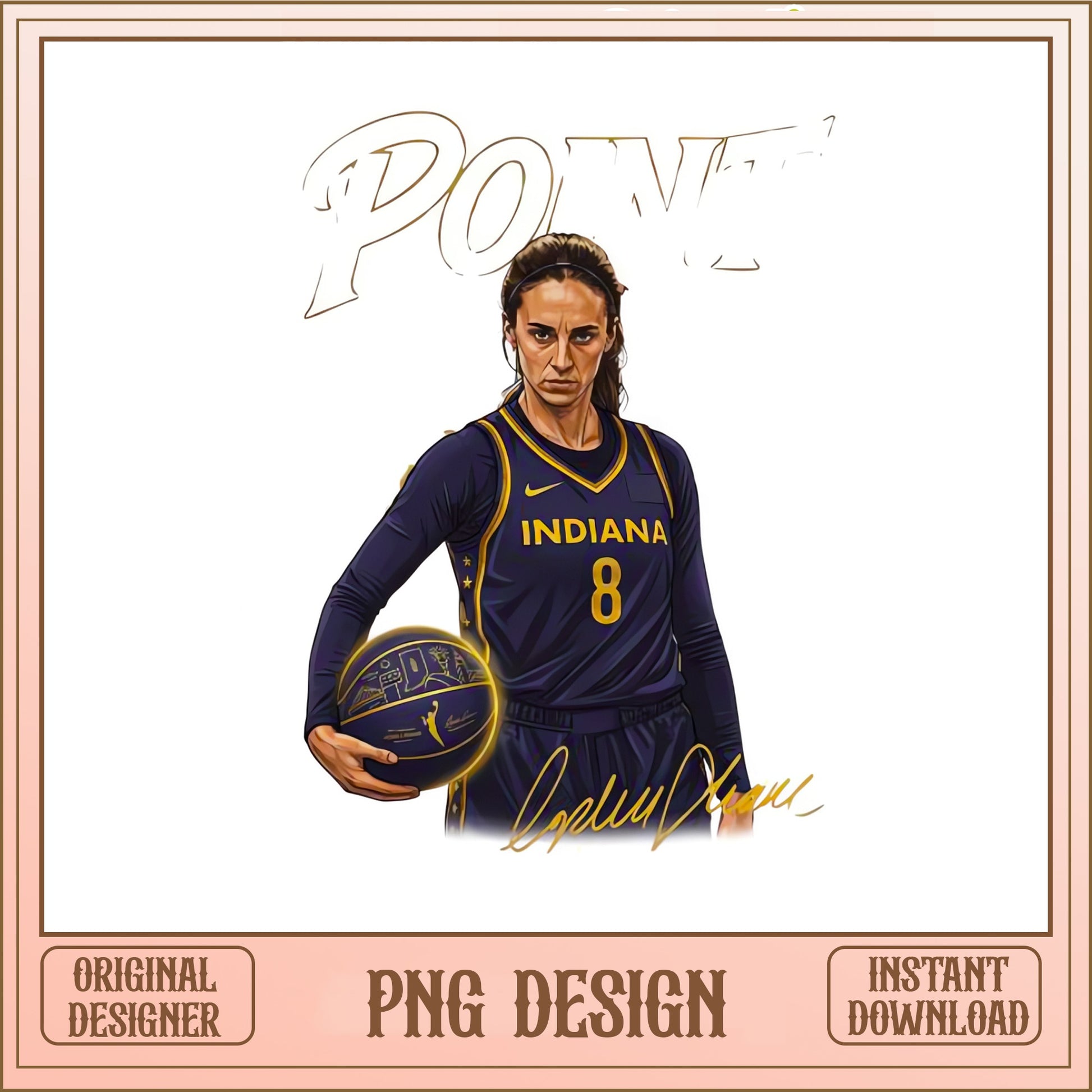 Caitlin Clark Indiana Fever PNG, WNBA Basketball PNG, Sports PNG
