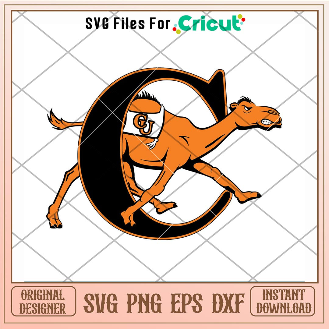 Campbell Fighting Camels Logo Svg, Campbell Fighting Camels Svg, NCAA Svg