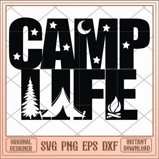 Camplife camping hiking svg, camping svg, funny svg