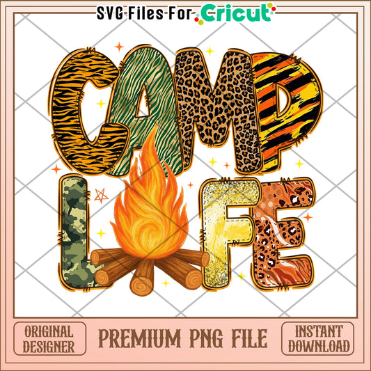 Camp life png, summer time png, summer camp png