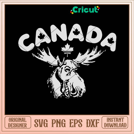 Canada Moose  Svg-Svgfilesforcricut