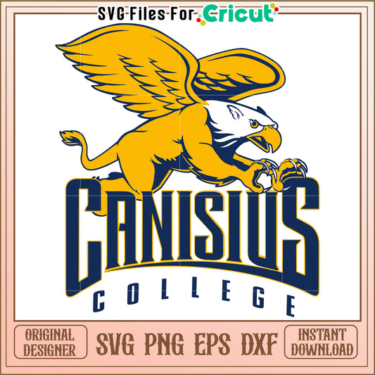 Canisius College Griffin SVG design, perfect for Cricut projects and crafts