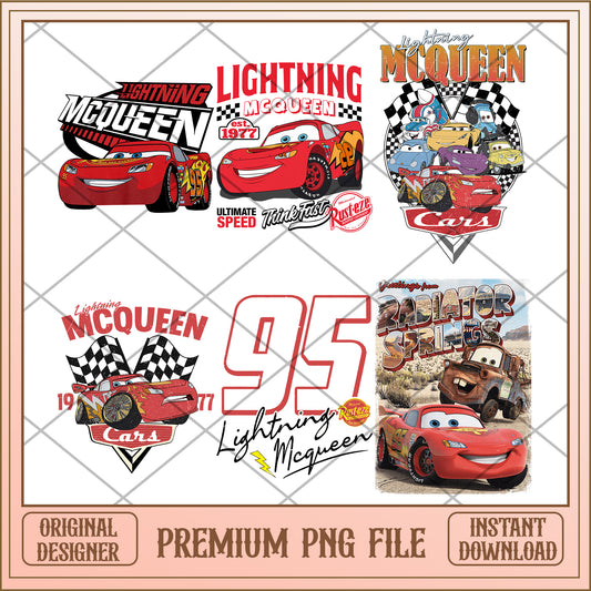 Lightning McQueen Disney Cars PNG