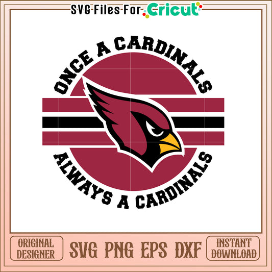 Cardinal Bird SVG Design for Sports Enthusiasts