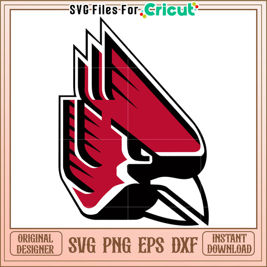 Cardinal Mascot SVG for Cricut, perfect for crafts and customization projects