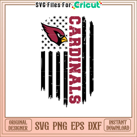 Cardinals Logo SVG Design for Fans and Crafts