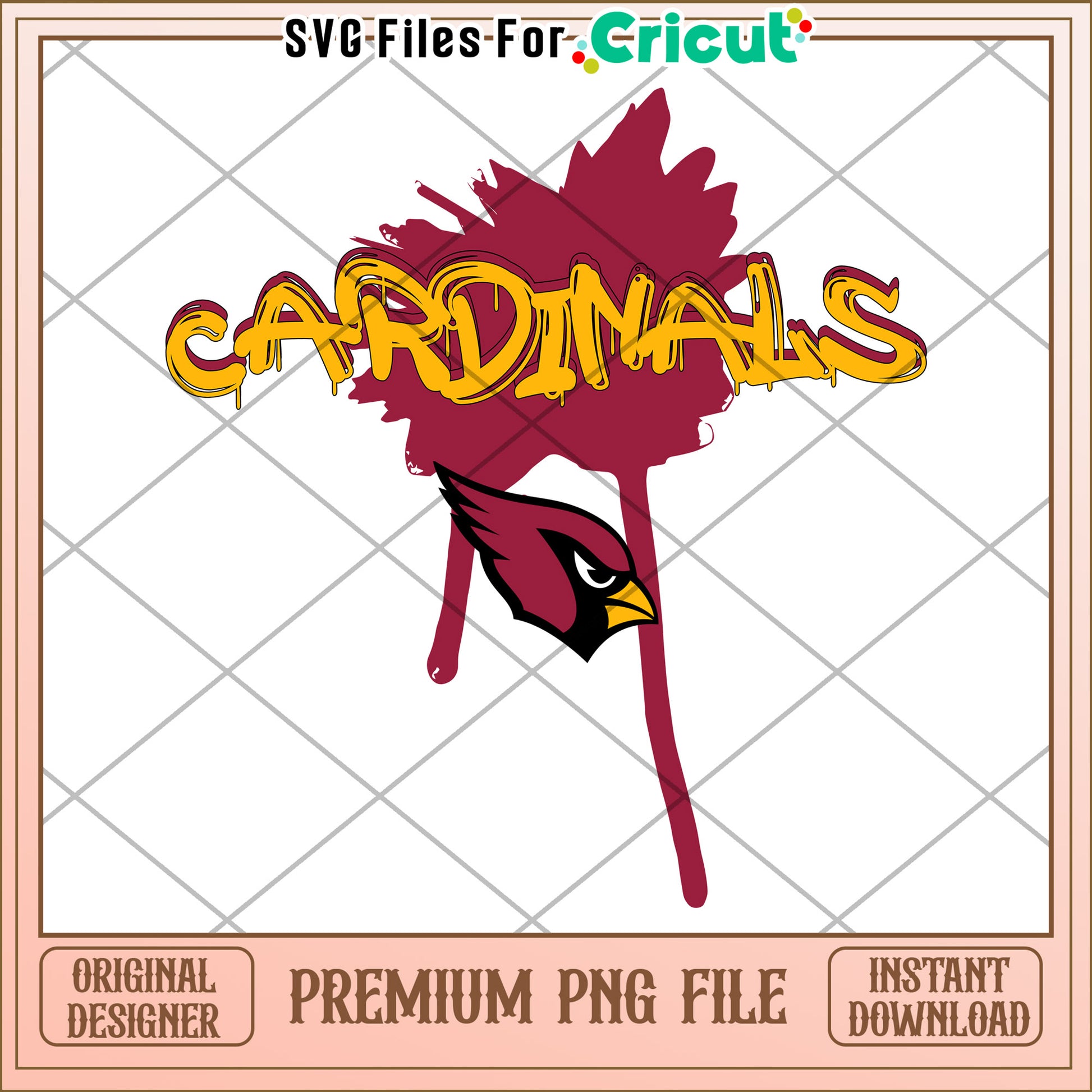 Cardinals PNG Design for Cricut, Perfect for Team Spirit Projects