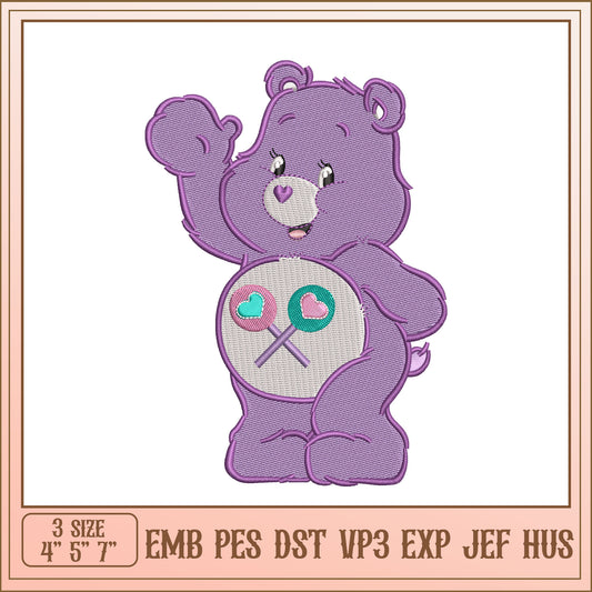 Care Bear Embroidery Design EMB PES DST Formats