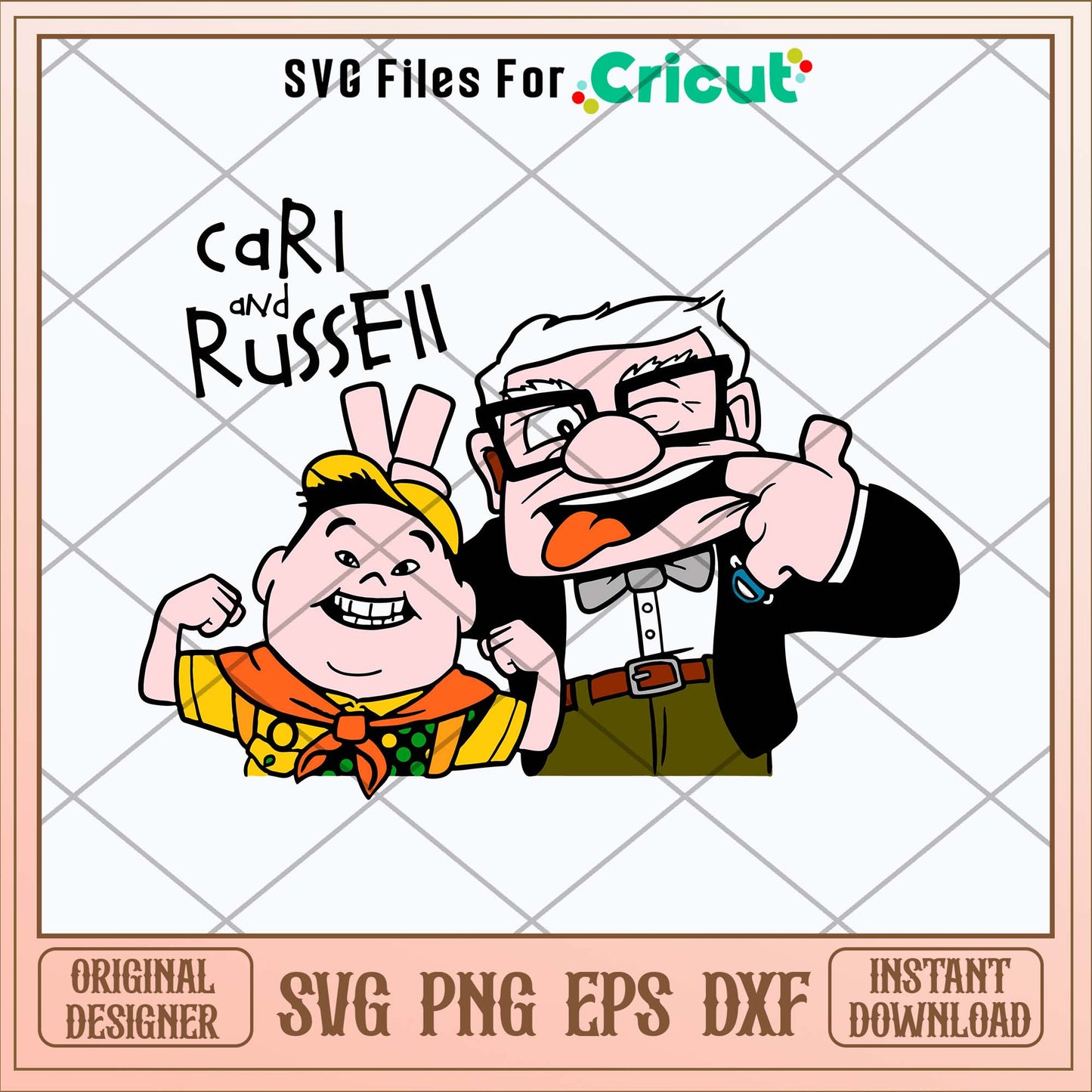 Cari And Russell Svg-Svgfilesforcricut