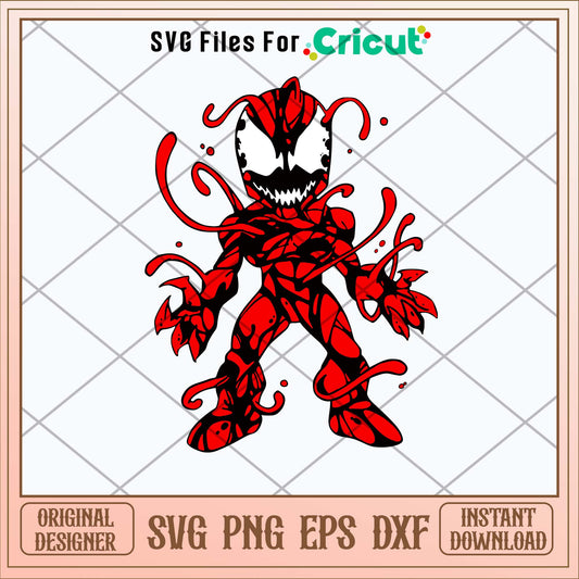 Carnage 2 Venom 2 Svg-Svgfilesforcricut