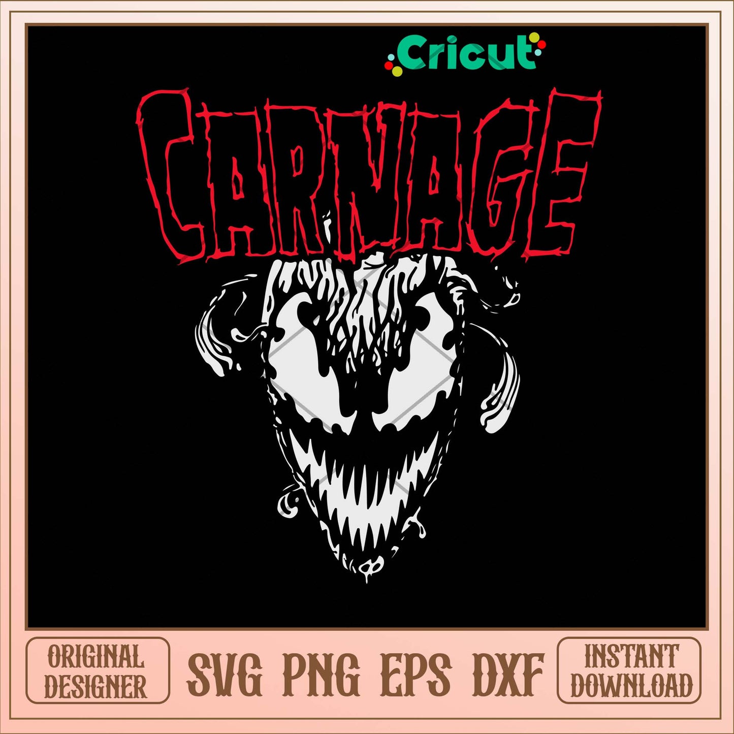 Carnage Venom Svg-Svgfilesforcricut