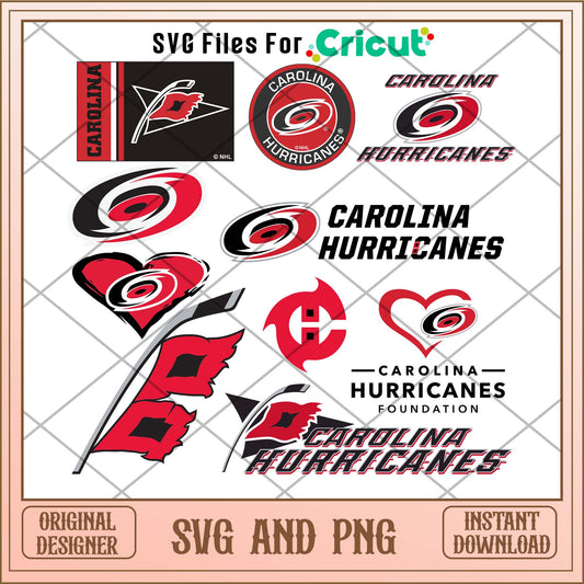 Carolina Hurricanes svg, Carolina Hurricanes svg bundle, NHL svg 