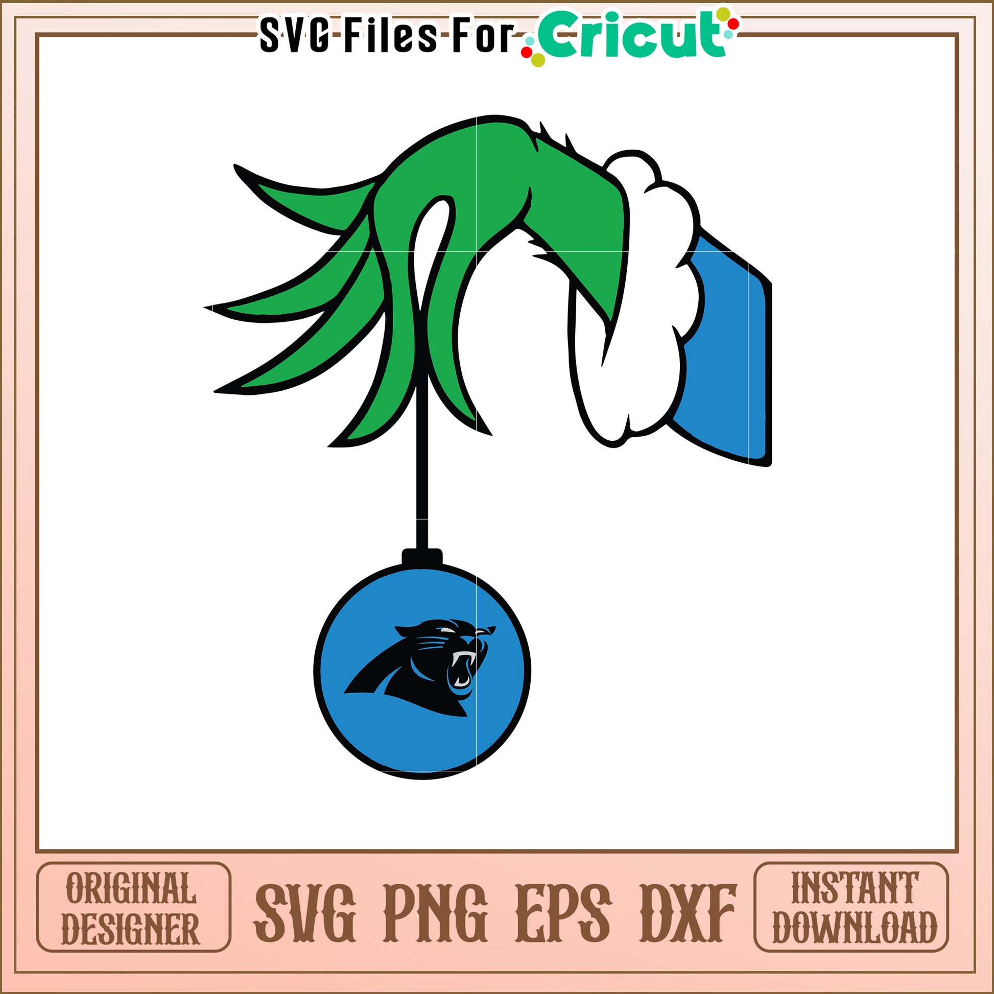 Carolina Panthers Grinch SVG Design