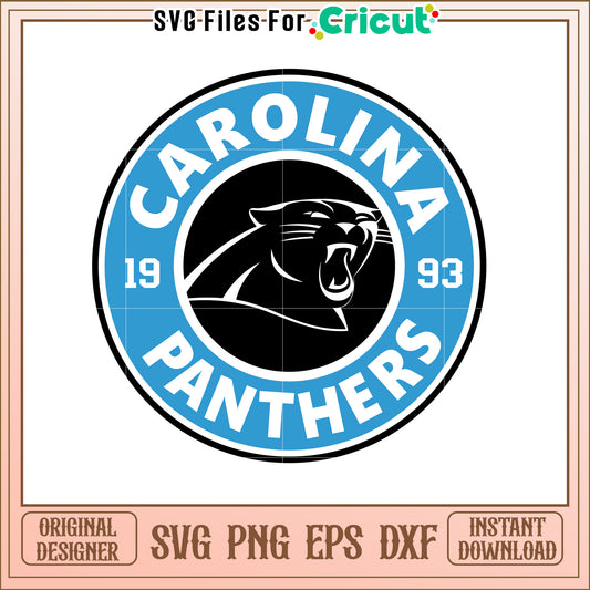 Carolina Panthers Logo SVG Design