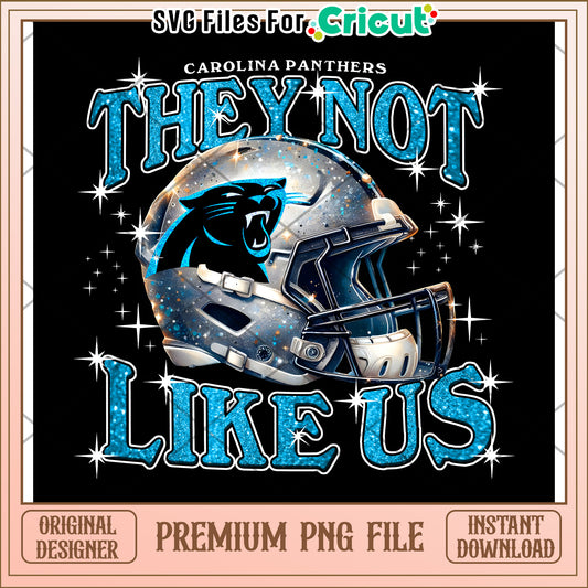 Carolina Panthers PNG Design, Instant Download for Cricut Users