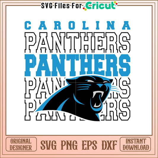 Carolina Panthers SVG Design