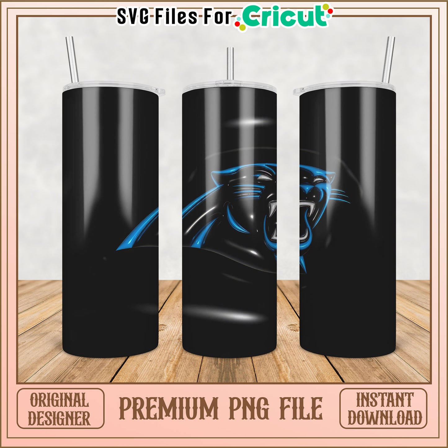 Carolina Panthers Tumbler PNG