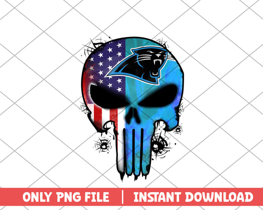 Carolina Panthers punisher png, Carolina Panthers png